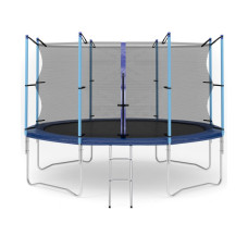 Батут Hop-Sport 14FT 427 см blue с внутренней сеткой